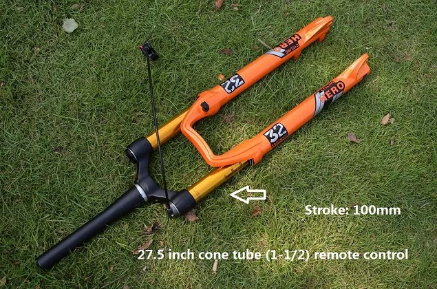 Пневматическая подвеска для горного велосипеда Велосипедная вилка Передняя вилка Ход 100-120 мм производительность превышает SR EPIXON LTD 32 мм 26 27,5 29 - Цвет: 27 5 inches