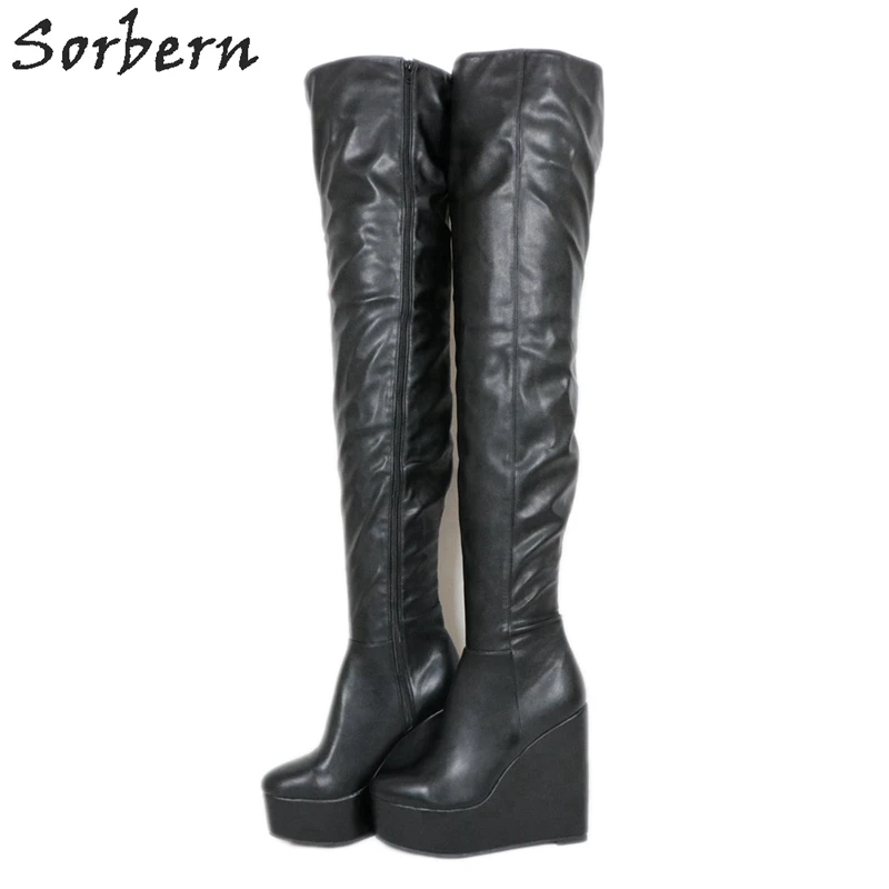 Женские зимние ботинки на толстой подошве с высоким каблуком|boot shoes|women boots wedgeboots