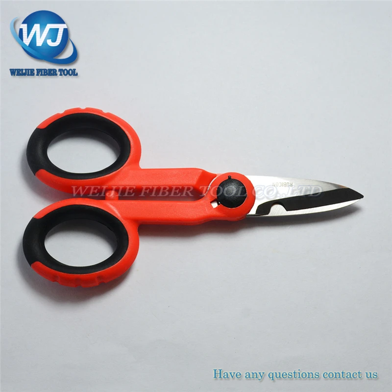 RUBICON RCZ-527 ELECTRICIAN'S SCISSORS STAINLESS STEEL BLADE (5)