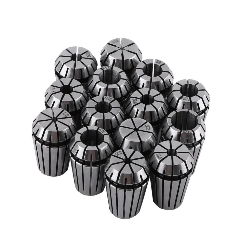 14pcs Spring Collet Set for CNC Workholding Engraving milling Lathe Tool ER20