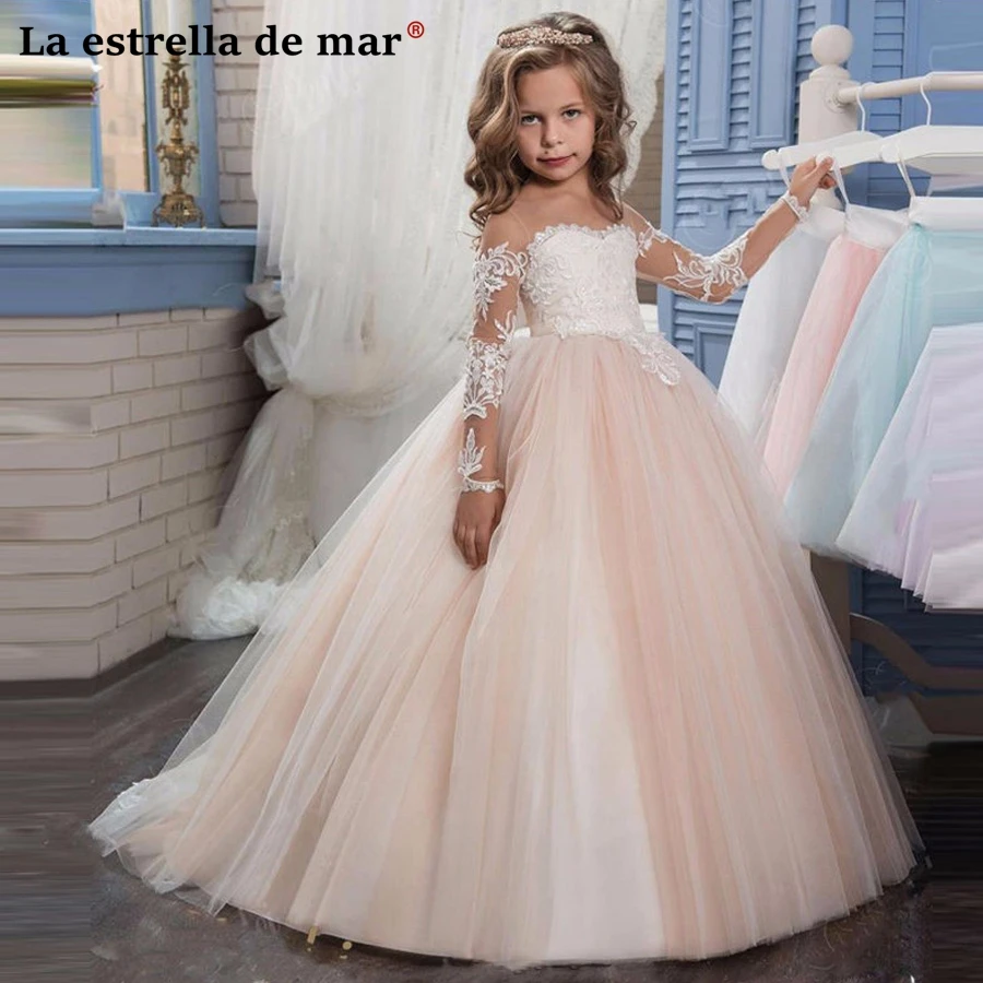 Champagne Flower Girl Dresses