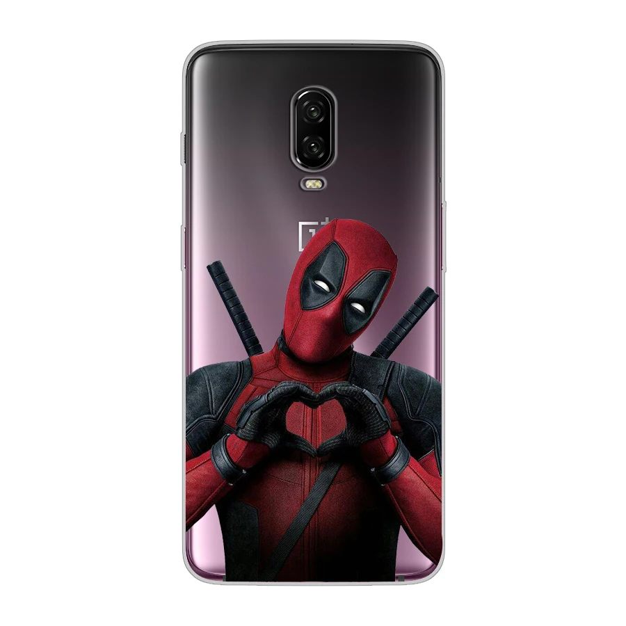 ciciber For Oneplus 6 6T 5 5T Silicone Phone Cases Deadpool Cute Cartoon Patterned Cover TPU For 1+ 6 5 T luxury Mobile Fundas ciciber For Oneplus 6 6T 5 5T Silicone Phone Cases Deadpool Cute Cartoon Patterned Cover TPU For 1+ 6 5 T luxury Mobile Fundas
