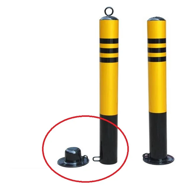 Утолщение парковка Блокировка деятельности колонны буфера столба защита столба ворс мобильное дорожное парковочное место с замком