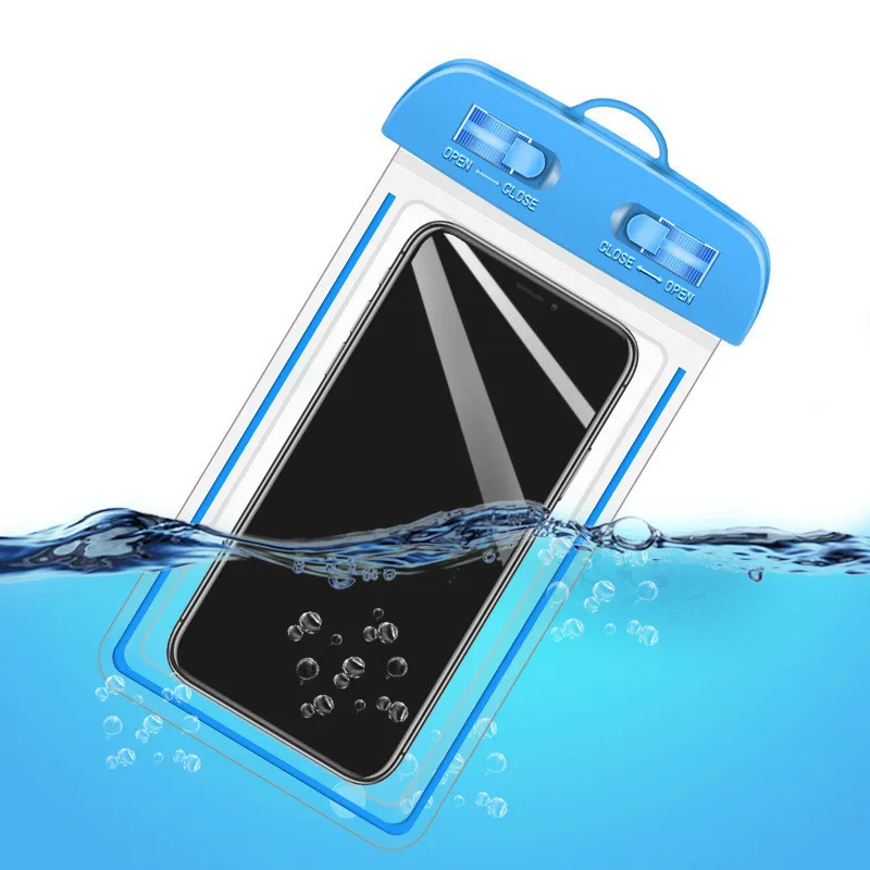 Универсальный светящийся водонепроницаемый чехол для iPhone X XS 8 7 6s 5 Plus Чехол Пакет сумка Чехлы для телефона Coque водонепроницаемый чехол для телефона