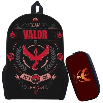 

Pokemon Pikachu Eevee Backpack Students Boys Girls School Rucksack Surprise Gift Schoolbag Pcs/set Backpack+pencil Case