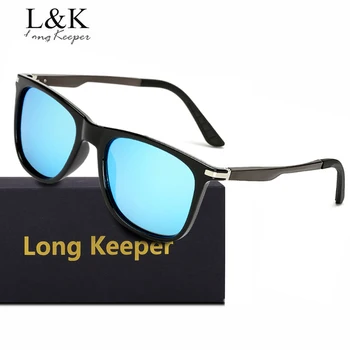 

Long Keeper Men Polarized Sunglasses High Quality Aluminum Alloy Frame Male Driving Goggles Eyewear UV400 With BOX Free Shipping