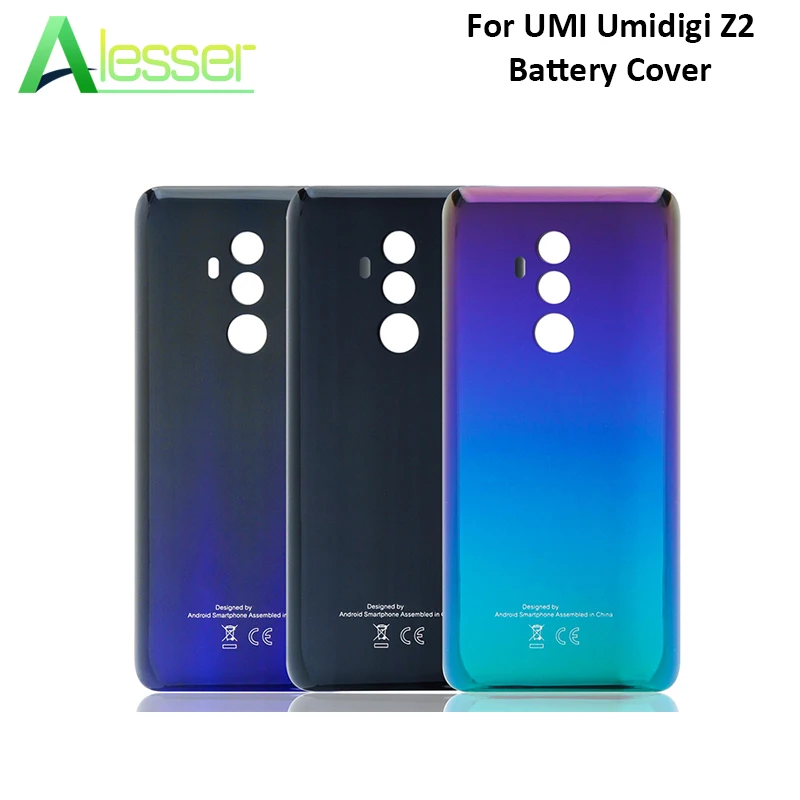 Alesser для UMI Umidigi Z2 крышка батареи с излучающей пленкой Замена телефона Bateria чехол для UMI Umidigi Z2 специальное издание