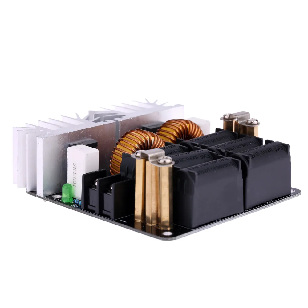 Низкий ZVS 12-48V 20A 1000W низковольтная индукционная нагревательная плата высокочастотная машина индукционного нагрева модуль
