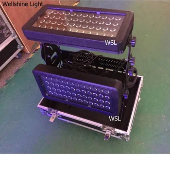 

96x10w RGBW 4in1 led city color waterproof uplighting ledwall washer with Flightcase