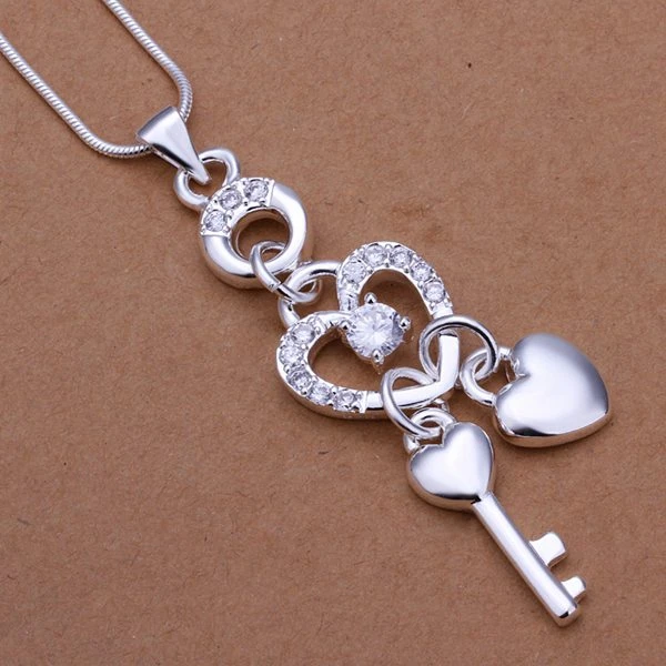 silver plated Jewelry Pendant Fine Fashion Cute 925 jewelry silver