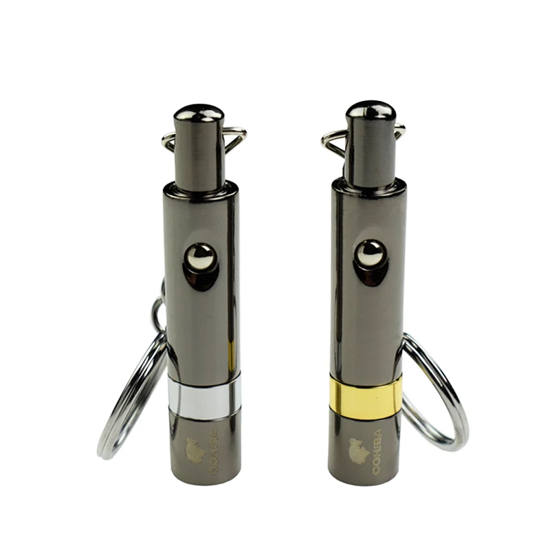 

COHIBA Telescopic Cigar Puncher 63mm Mini Cigar Punch Cutter, Portable with Round Buckle