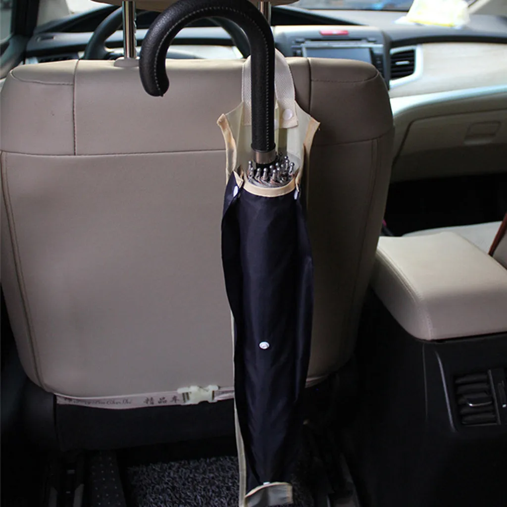Авто сиденье задняя Сумка для хранения зонтов складной Органайзер держатель Чехол водонепроницаемый и анти грязь в автомобиле#445