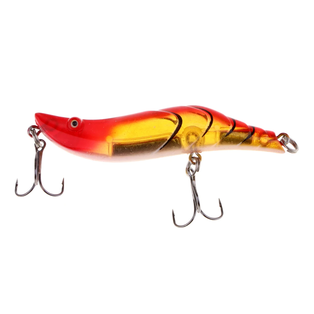 Perfeclan Fishing Lure Shrimp Lure Squid 8cm/15g Hard Jig Baits Swing Shrimp Squid Lure Squid Jigs Fishing Lures