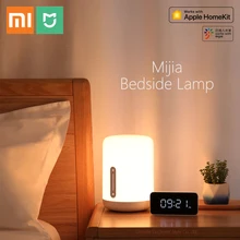 Xiaomi Mijia умный прикроватный светильник 2 Красочный светодиодный ночник работает с Mijia APP HOMEKIT