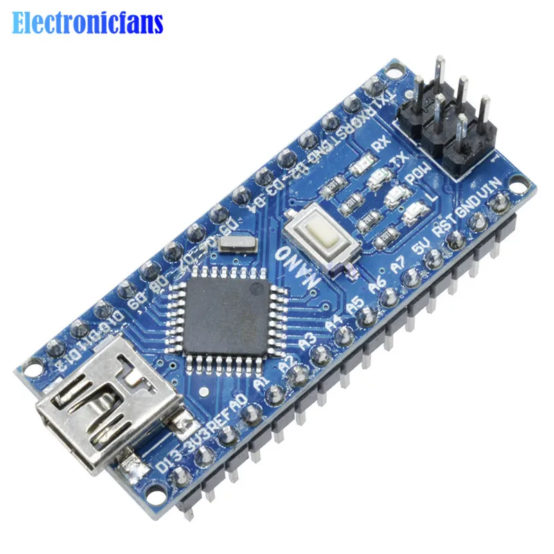 Nano Mini USB с Загрузчиком совместимый контроллер 3 0 Для Arduino CH340 драйвер 16 МГц V3.0 ATMEGA328P