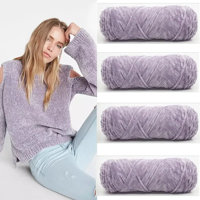 

Velvet yarn Soft protein Cashmere Yarn silk wool baby Yarn crochet knitting Yarn cotton baby wool DIY sweater