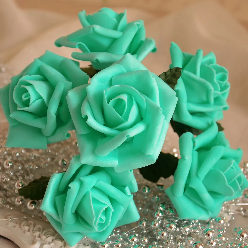 Online kopen wholesale turquoise kunstbloemen uit china turquoise ...