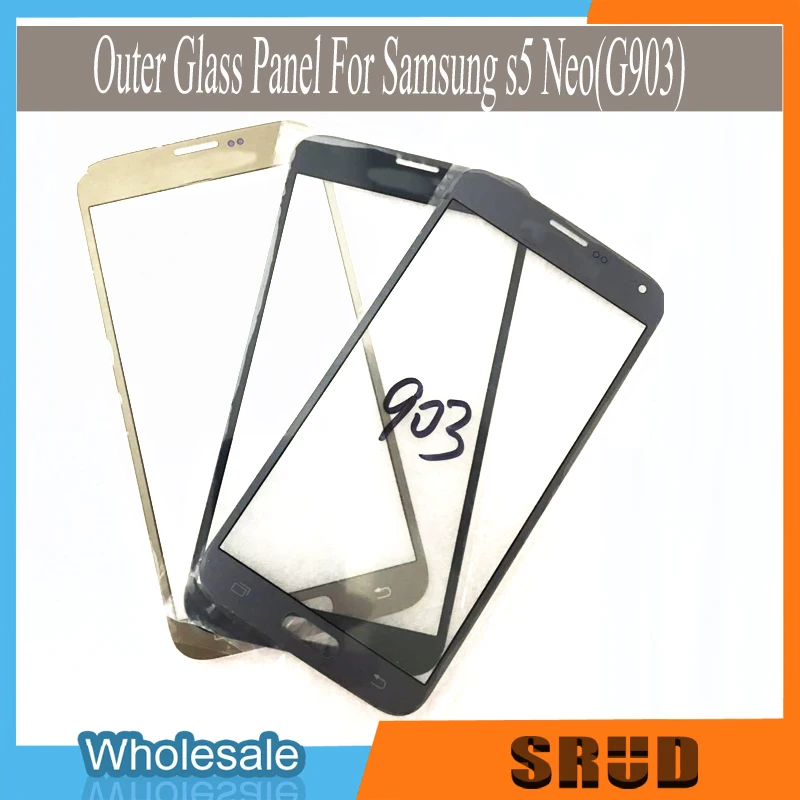 

10pcs/lot Replacement LCD Front Touch Screen Glass Outer Lens For Samsung Galaxy S5 Neo G903 G903F G903W