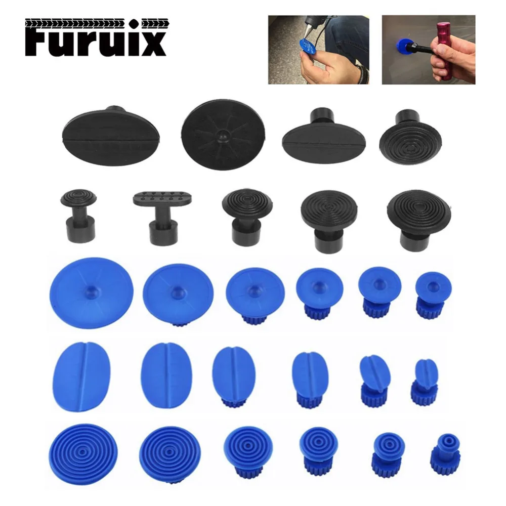 

ABS Glue Tabs PDR Tools Paintless Dent Repair Tools Glue Tabs Fungus Suction Cup Suckers Dent Removal Use with Glue Puller