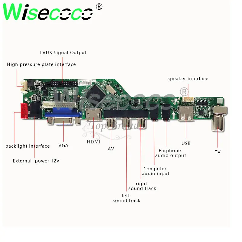 15 6 дюймовый 1366*768 LCD Тонкий LCM экран дисплей емкостный сенсорный HDMI LVDS контроллер