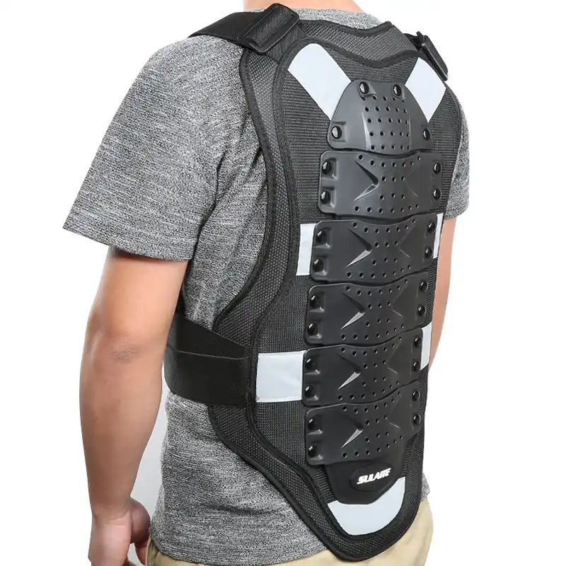 BIlinli Motocicleta Adulta Dirt Bike Body Armor Equipo de protecci/ón Pecho Protector de Espalda Chaleco de protecci/ón para Motocross Esqu/í Patinaje Snowboard