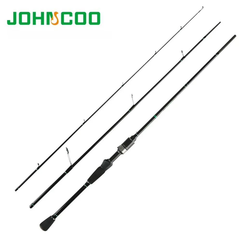 

2.1m Fishing rod Lure weight 2-10g 3 sections L Power Travel Fishing Carbon Rod 3 Sections Stream rod Fast action Good Quality