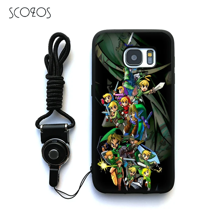 SCOZOS легенда о Зельде мягкий чехол для Samsung Galaxy S6 S7 край S8 плюс J3 J5 J7 A3 A5 A7 2016 Note 8 и uu135