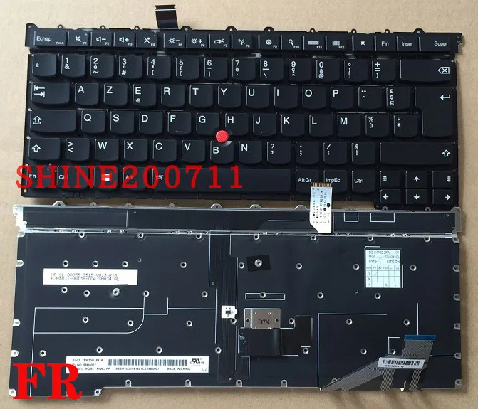 

New keyboard for THINKPAD X1 CARBON 2015 FRENCH/LATIN SPANISH/JAPANESE/US/Italian layout