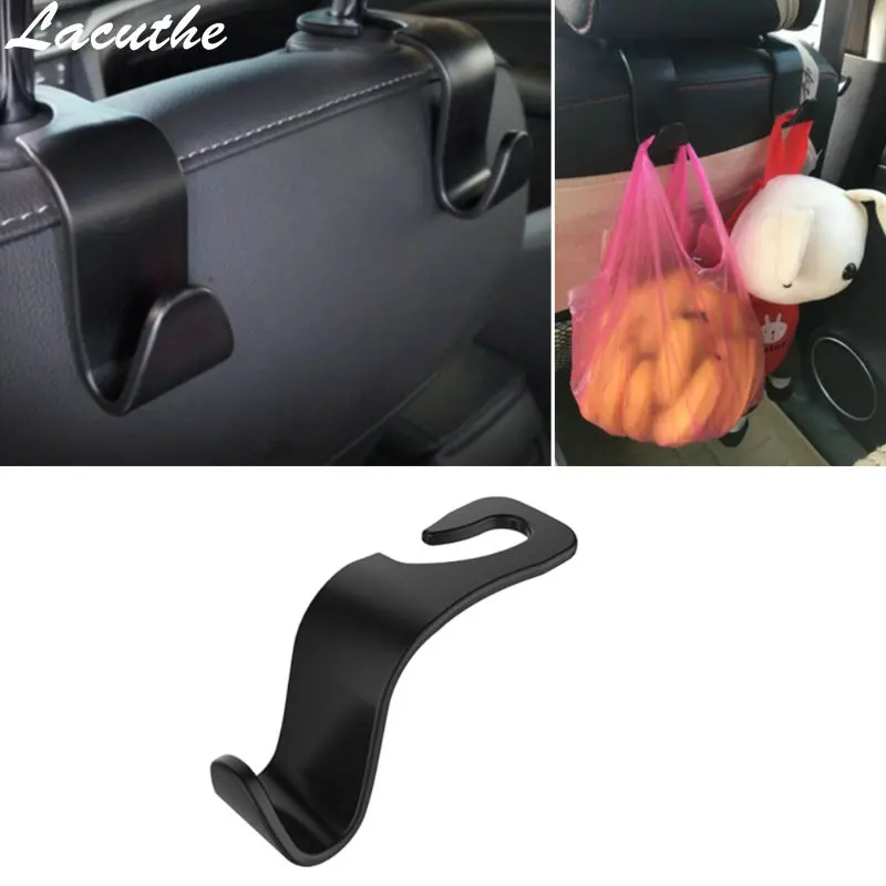 

Car Styling Universal 1PC Car SUV Back Seat Headrest Hanger Storage Hooks For Groceries Bag Handbag Car Accessories