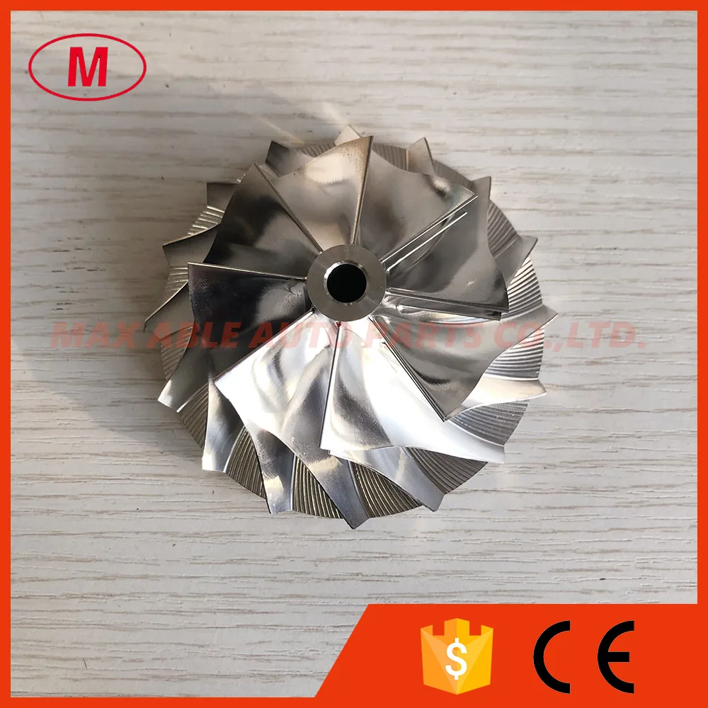 

HX40 58.00/83.03mm 8+8 blades high performance turbocharger billet/milling/aluminum 2618 Compressor wheel
