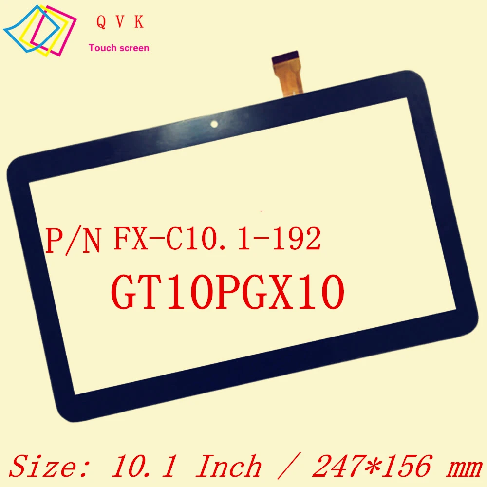 Сенсорный экран черный 10 1 дюйма P/N FX-C10.1-192 GT10PGX10 RP-400A-10.1-FPC-A3 XLD1017-V0 | Компьютеры и