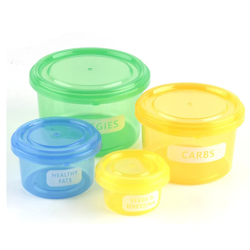New 7Pcs/set Perfect Portions Food Storage Containers Easy Way Lose Weight Box 