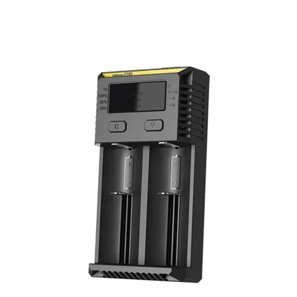 NITECORE Новинка I2 Intelli зарядное устройство OLED экран зарядное устройство+ NITECORE 18650 3200 мАч NL1832 3,7 в 11.8Wh аккумуляторная батарея - Цвет: I2