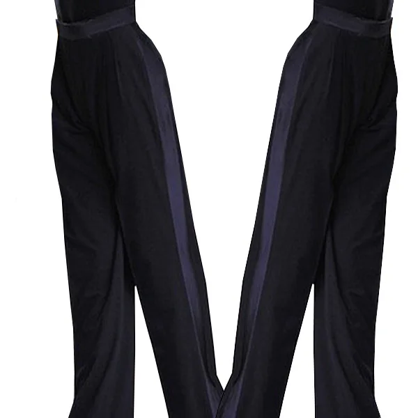 M wide side pants men Latin dance exercise training pants K 030 Mens