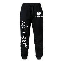 XXXTentacion мужские фитнес беговая дорожка штаны, мужские брюки хип-хоп повседневные штаны осень флис утолщение обтягивающие спортивные брюки