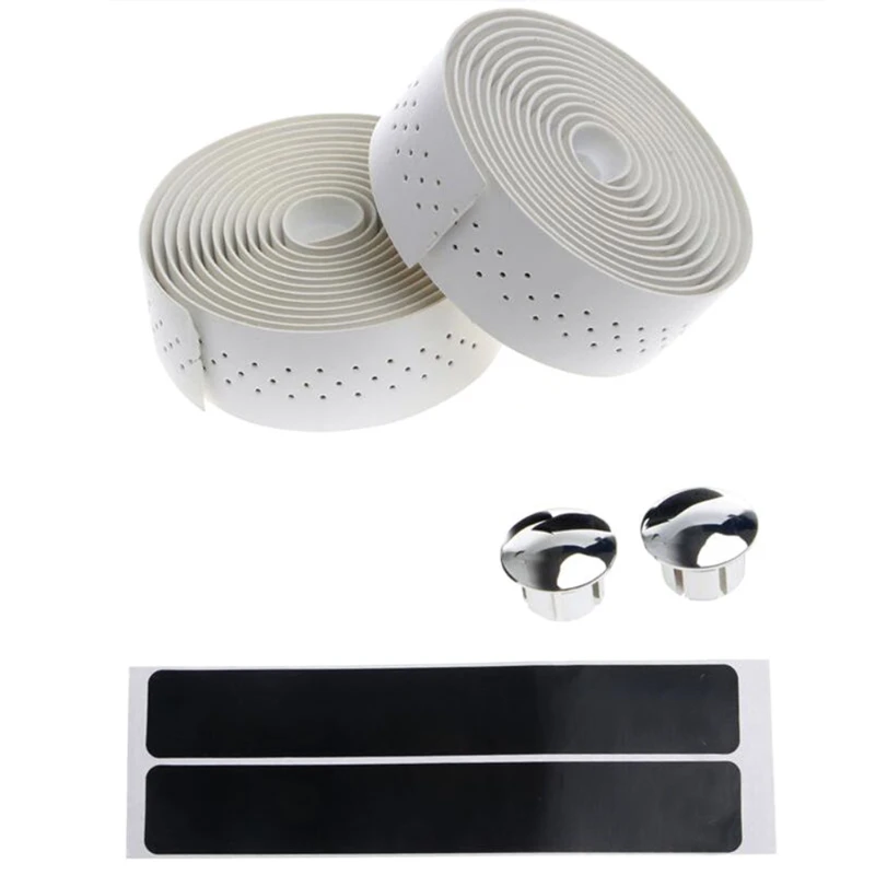 buy strap Faux Leather Wrap Handle Wraps comfortable and anti slip handlebar tapes non slip road sports bike plug belt