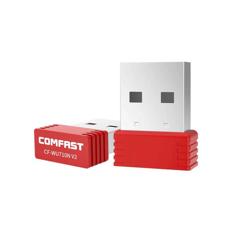 50 шт. comfast Беспроводной адаптер mini pc wifi 2 4 г сетевой usb Wi Fi карты 150 Мбит/с wi