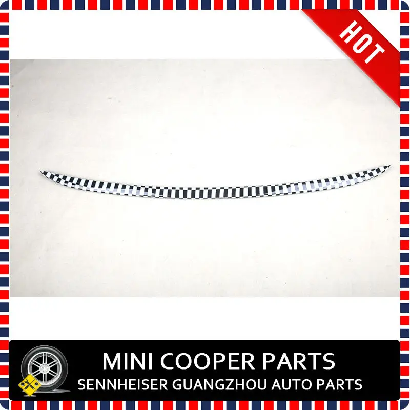 

Brand New ABS Plastic UV Protected Chequred Style Front Grille Cover For 2014-on countryman Mini Cooper R60 S (1Pcs/set)