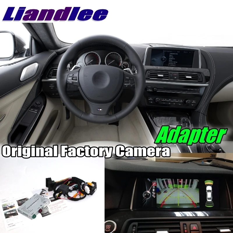 

Liandlee Car Reverse Rear Back Up Camera Interface Adapter Decoder Kits For BMW 6 E63 E64 F06 F12 F13 CIC System Upgrade
