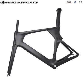 

Carbon Time Trail bike Frame TT Bike Frame 700C carbon fibre frame taiwan bike frame support DI2 and mechanica TT carbon frames