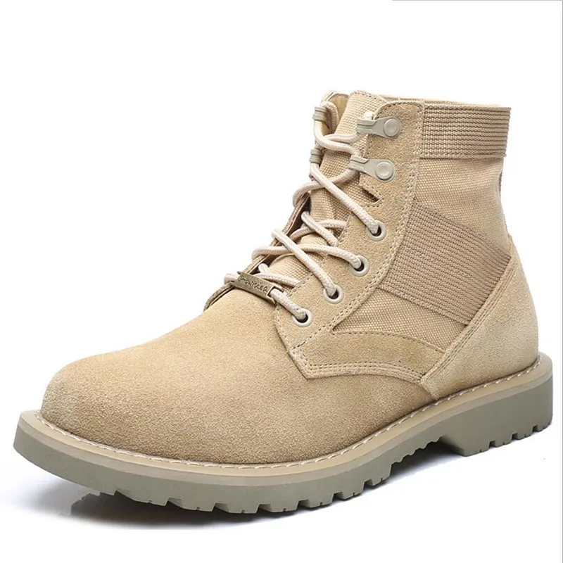 

for Men Black Warm Winter Men Boots Genuine Leather Ankle Boots Men Winter Work Shoes Men Military Fur Snow Boots%212