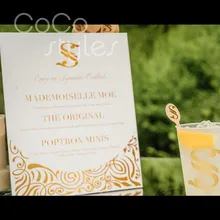 Cocostyles пользовательские старинные высечки Пригласительные открытки с Золотая фольга печать для шикарная свадьба приглашения# supers eptember