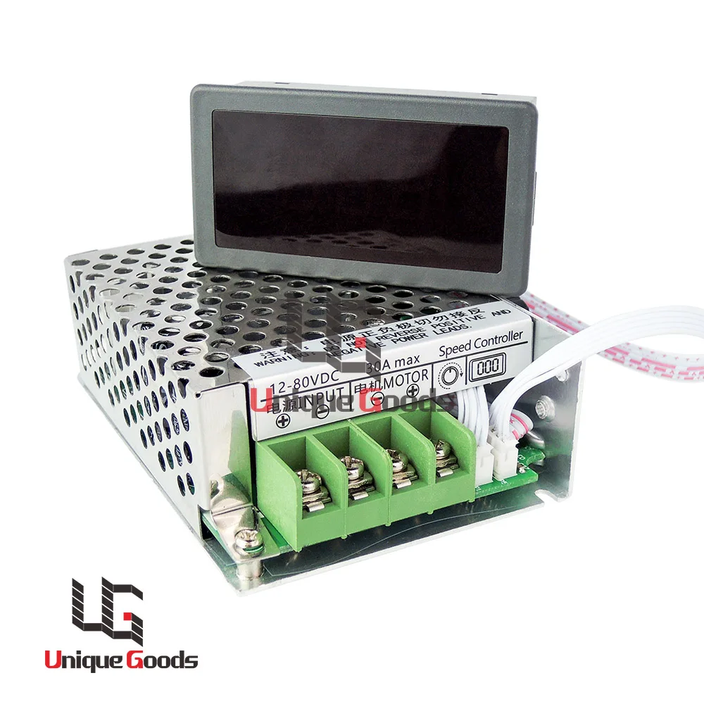 

12V 24V 80V Large Power Led Digital Display Dc Motor PWM Control Variable Regulator