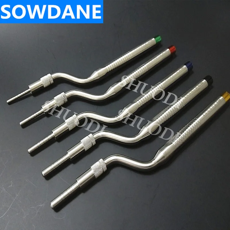  Dental Implant Osteotome Instrument Tool Sinus Lifting Lift Tool Convex Tip Bended Stainless Steel 