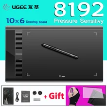 UGEE M708 8192 Levels 10x6 inch Smart Graphic Drawing Tablet Digital Tablet Pad Drawing for Writing