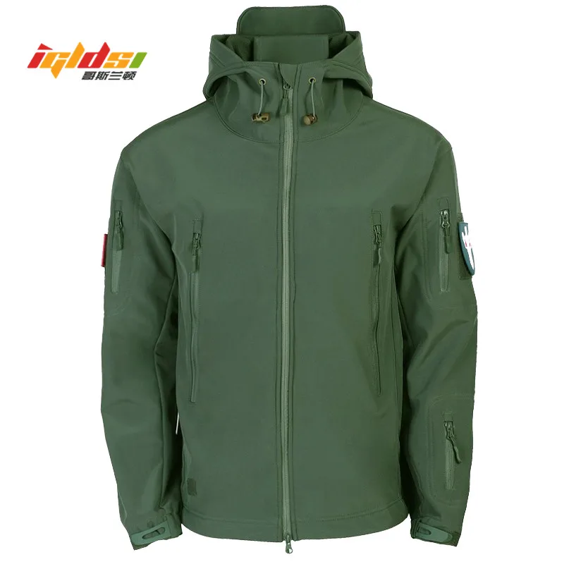 Армейская тактическая куртка IGLDSI Lurker Shark Skin Soft Shell V4 Мужская водонепроницаемая