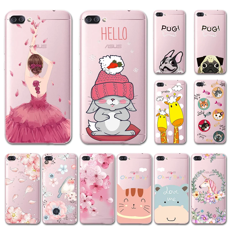 

YOUVEI 3D Silicone Case For Asus Zenfone 4 Max ZC520KL ZC554KL Lace Flower Phone Case Cover For Asus Zenfone 4 Selfie ZD553KL