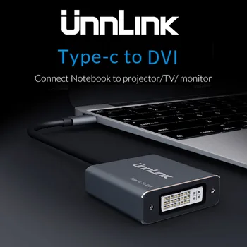 

Unnlink USB C to DVI Converter Cable Type C to DVI FHD1080P@60Hz Thunderbolt 3 Adapter for Macbook p20 p30 Galaxy s8 s9 s10 D