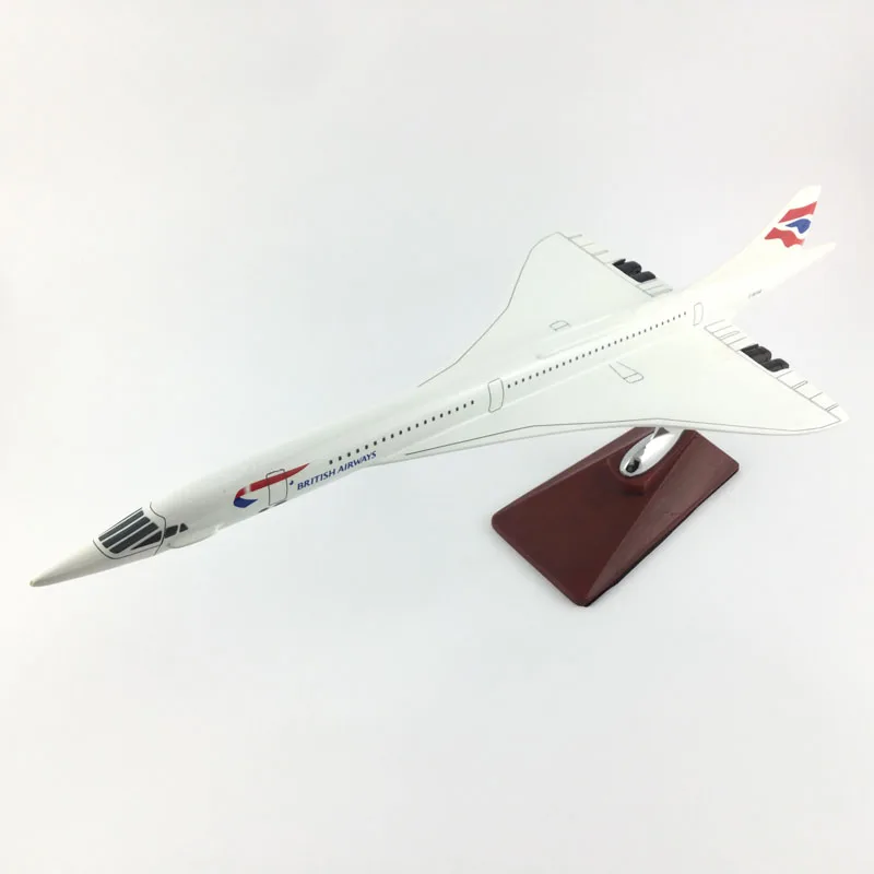 Goede GRATIS VERZENDING 45 47 CM CONCORDE BRITSE AIRWAYS MODEL VLIEGTUIG VLIEGTUIGEN MODEL SPEELGOED VLIEGTUIG VERJAARDAGSCADEAU