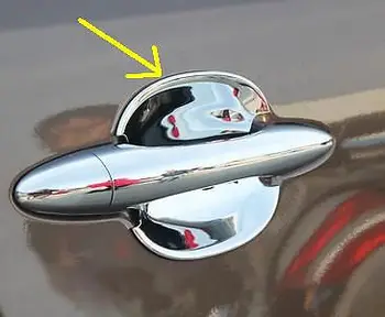 

Chrome door handle cup bowls FOR KIA Sportage 2011 2012 2013 4PCS